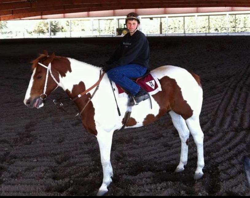 Taylor at age 13 on Bear. (Courtesy of Taylor Cambra)